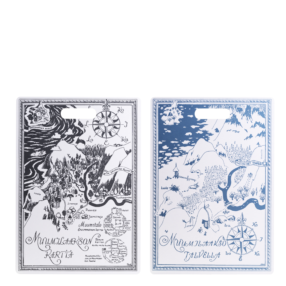Mumin Serveringsbräda The Map 30x43 cm