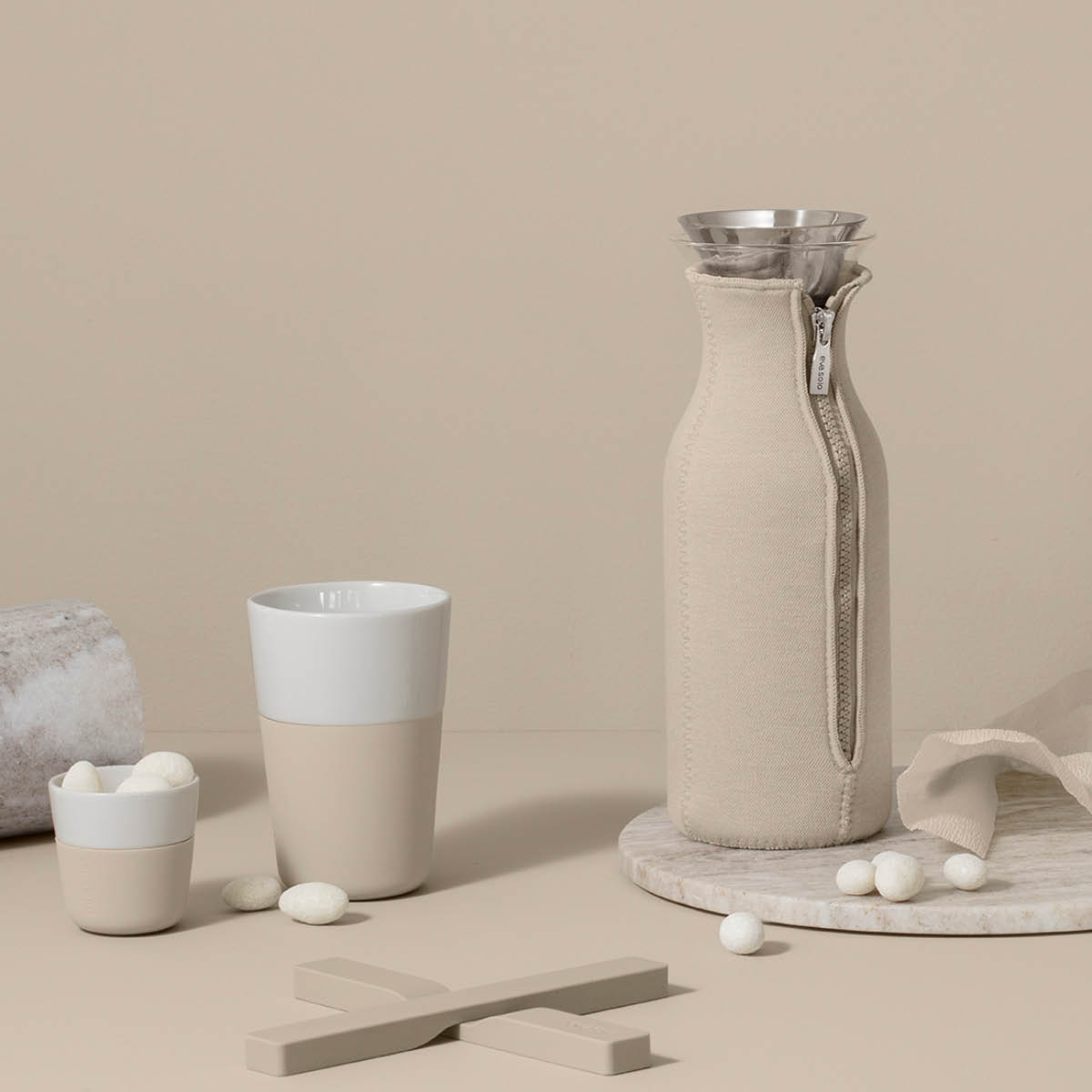 Kylskåpskaraff 1 L Pearl Beige