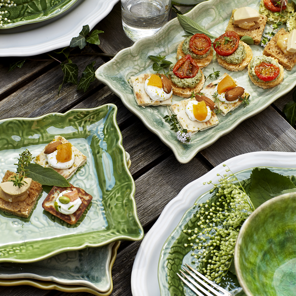 Arabesque Serveringsfat 23x15 cm Antique