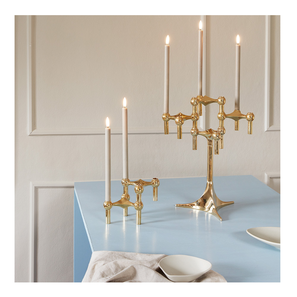 Stoff Nagel Uyuni Ljus LED 2-pack Beige