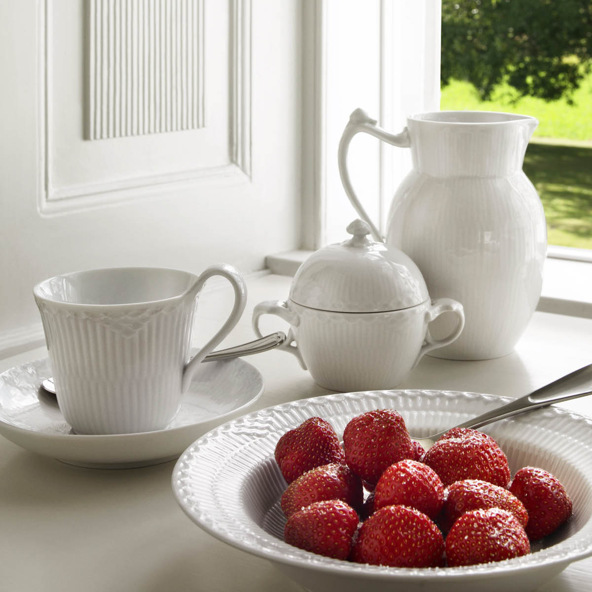 White Fluted Kanna 1,7 L