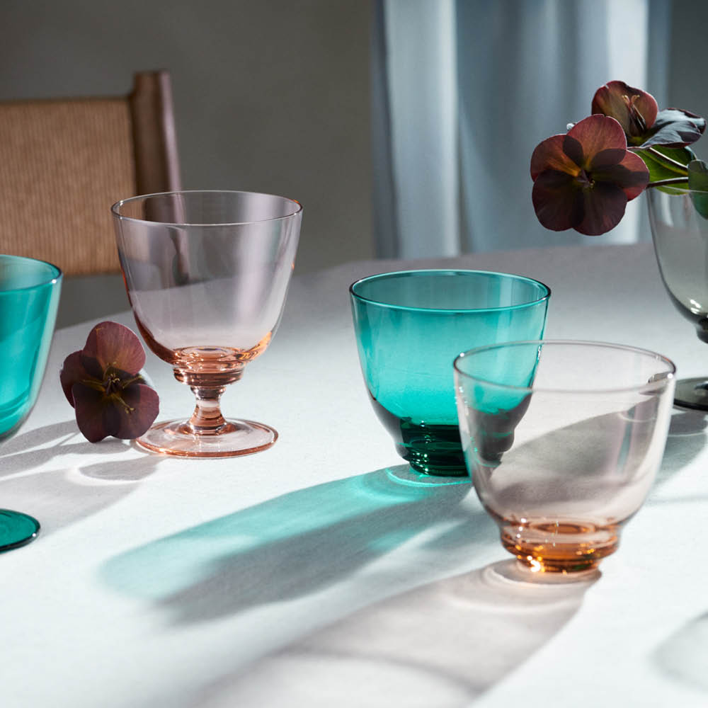 Flow Glas på fot 35 cl Champagne