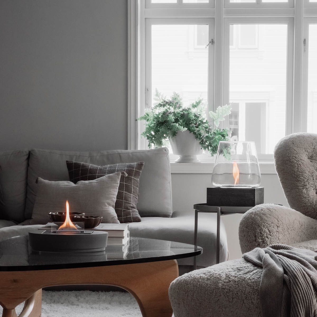 Carnation Bordsspis Mörkgrå