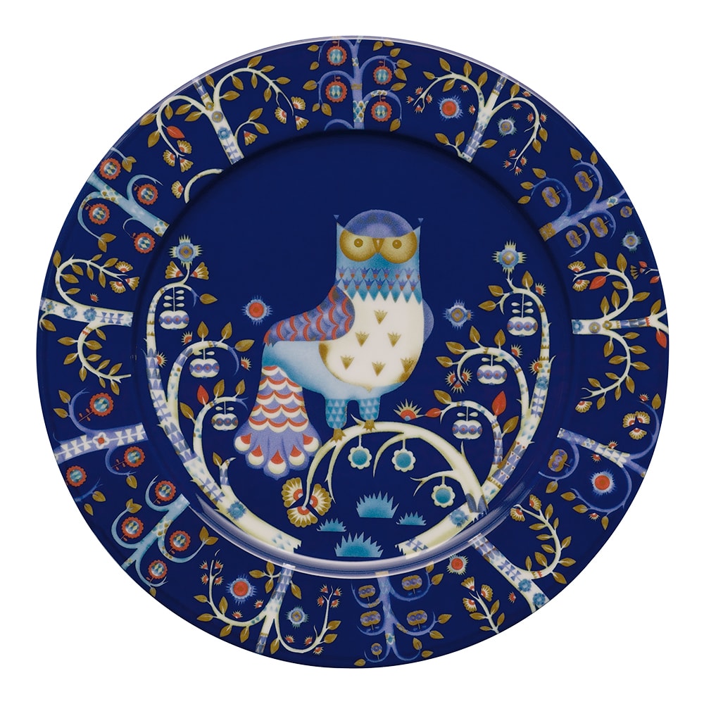 Taika Tallrik flat 30 cm Blå