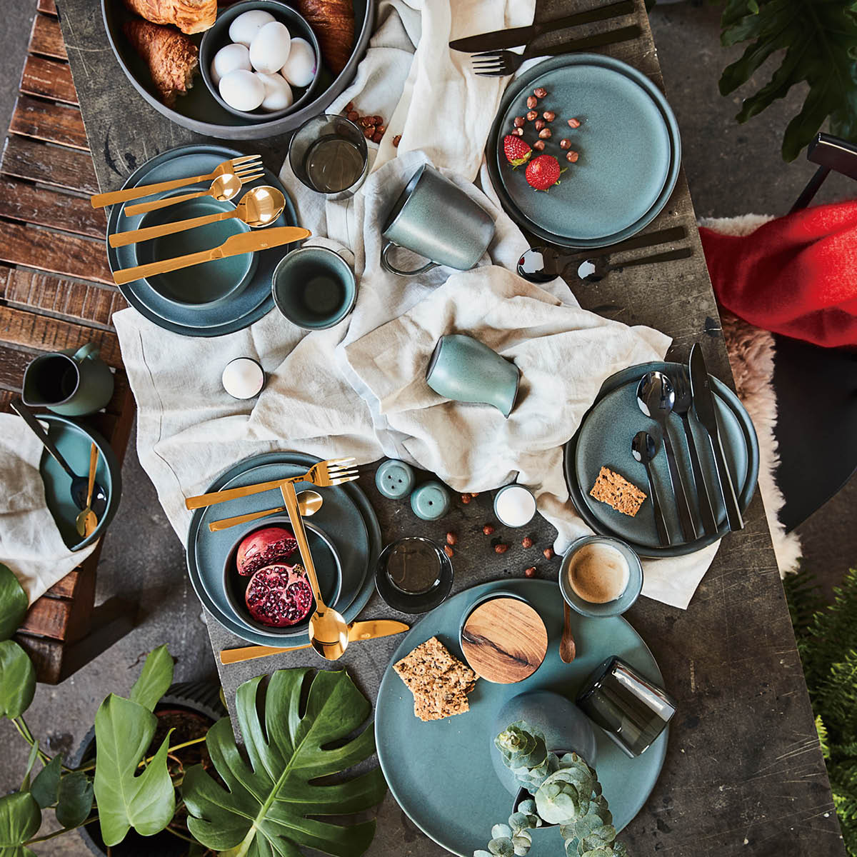 Raw Tallrik 23 cm Northern Green