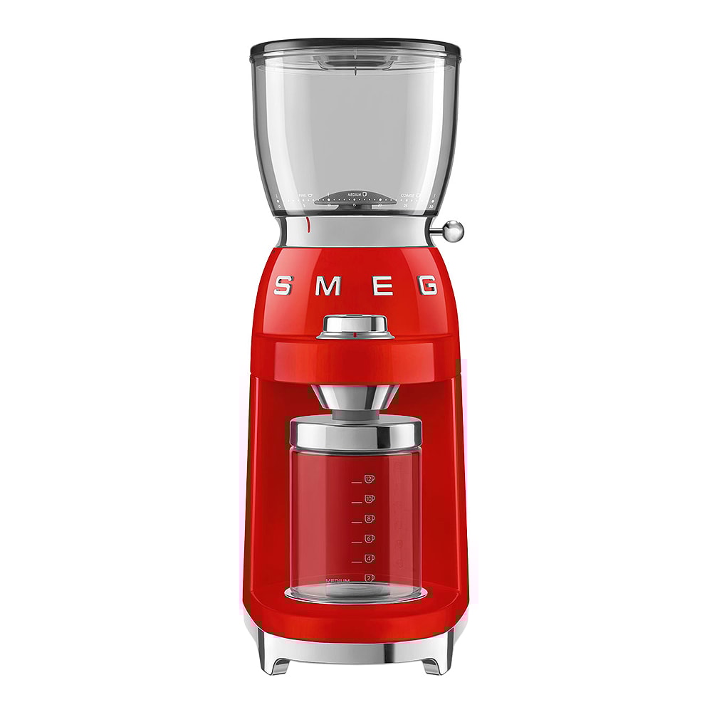 Smeg 50's style Kaffekvarn Röd