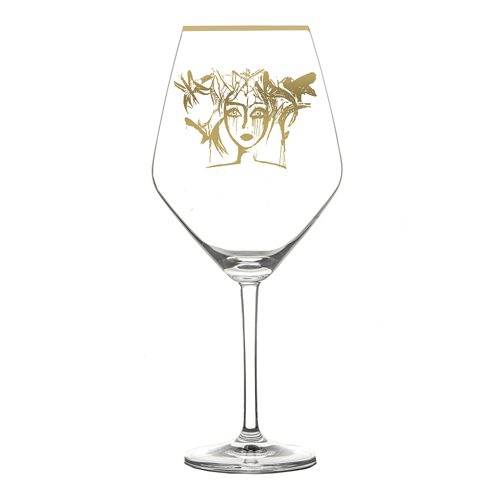 Rödvinsglas Slice of Life Gold 75 cl