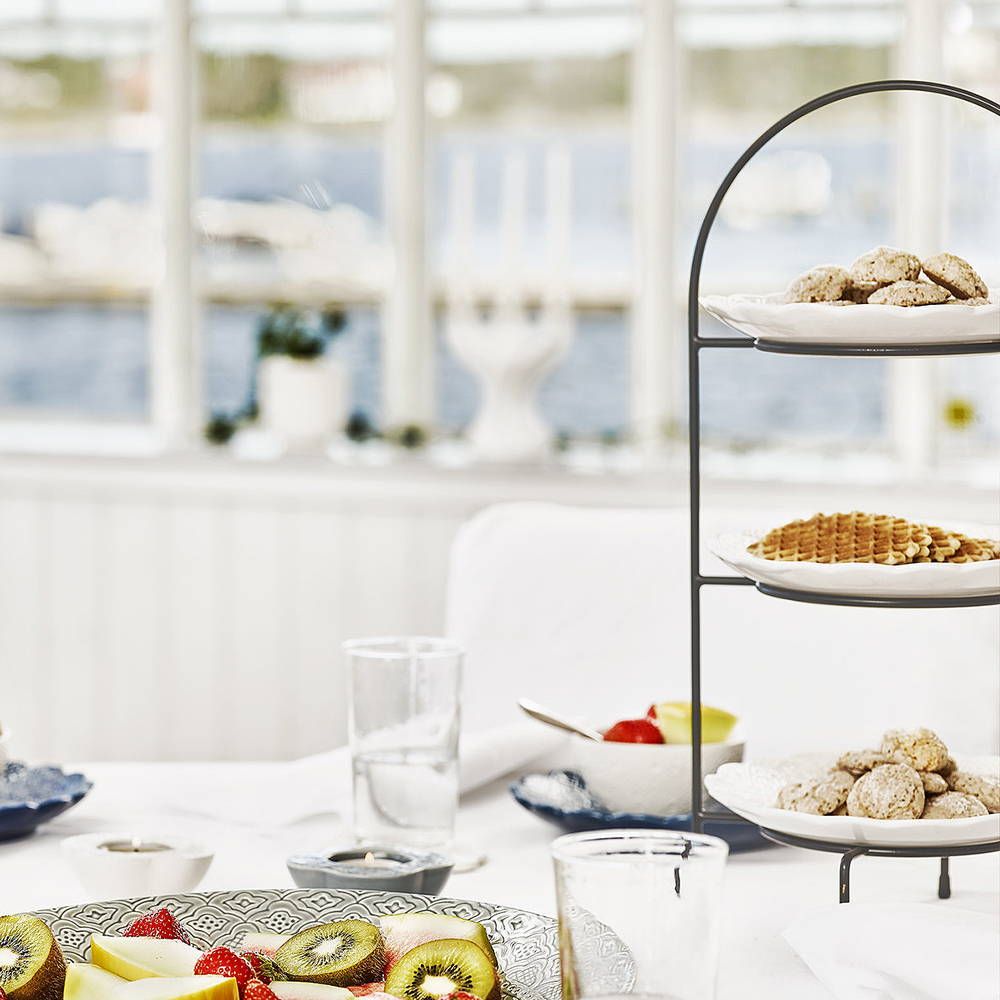 Orient Trippelställ 43 cm Svart