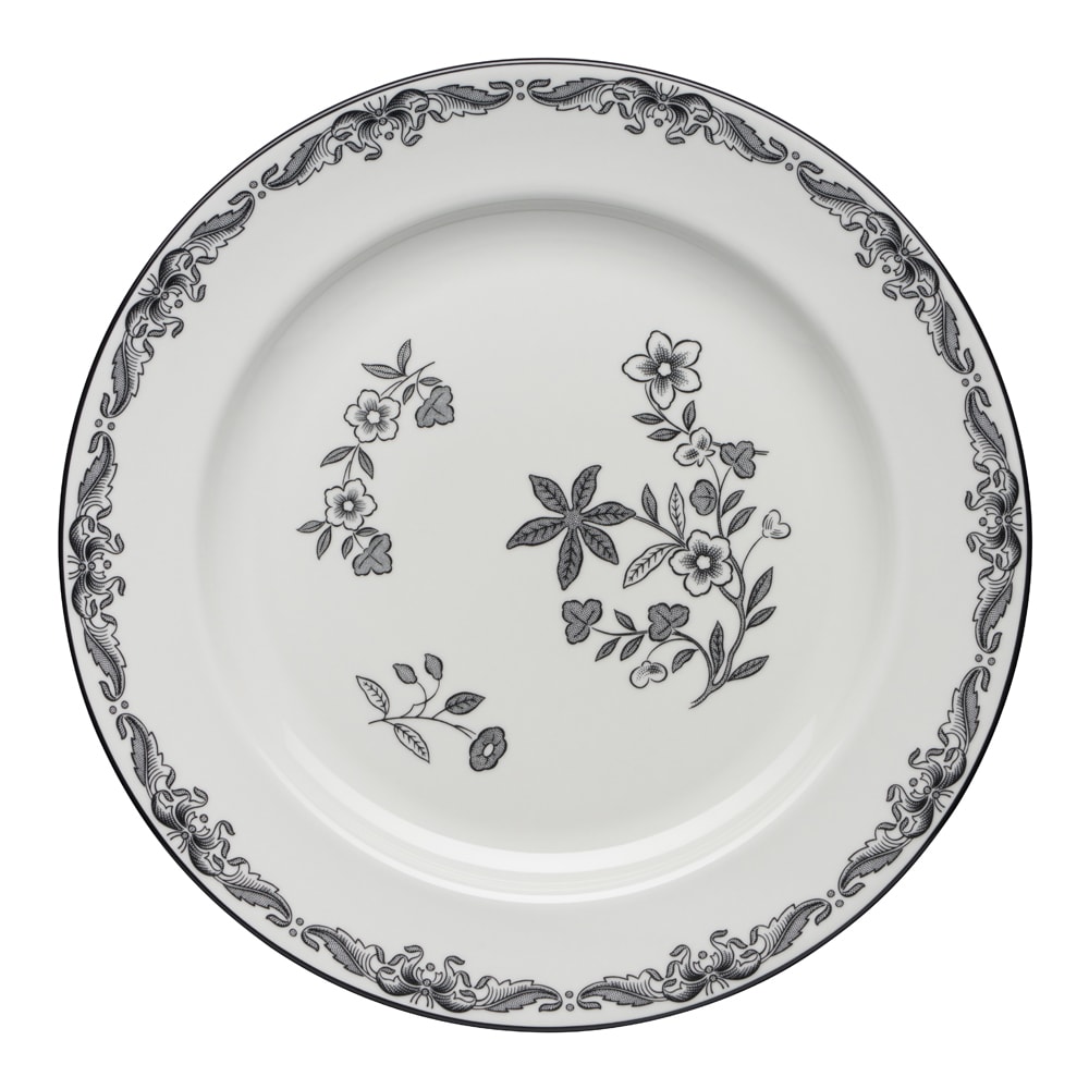 Ostindia Svart Tallrik flat 27 cm