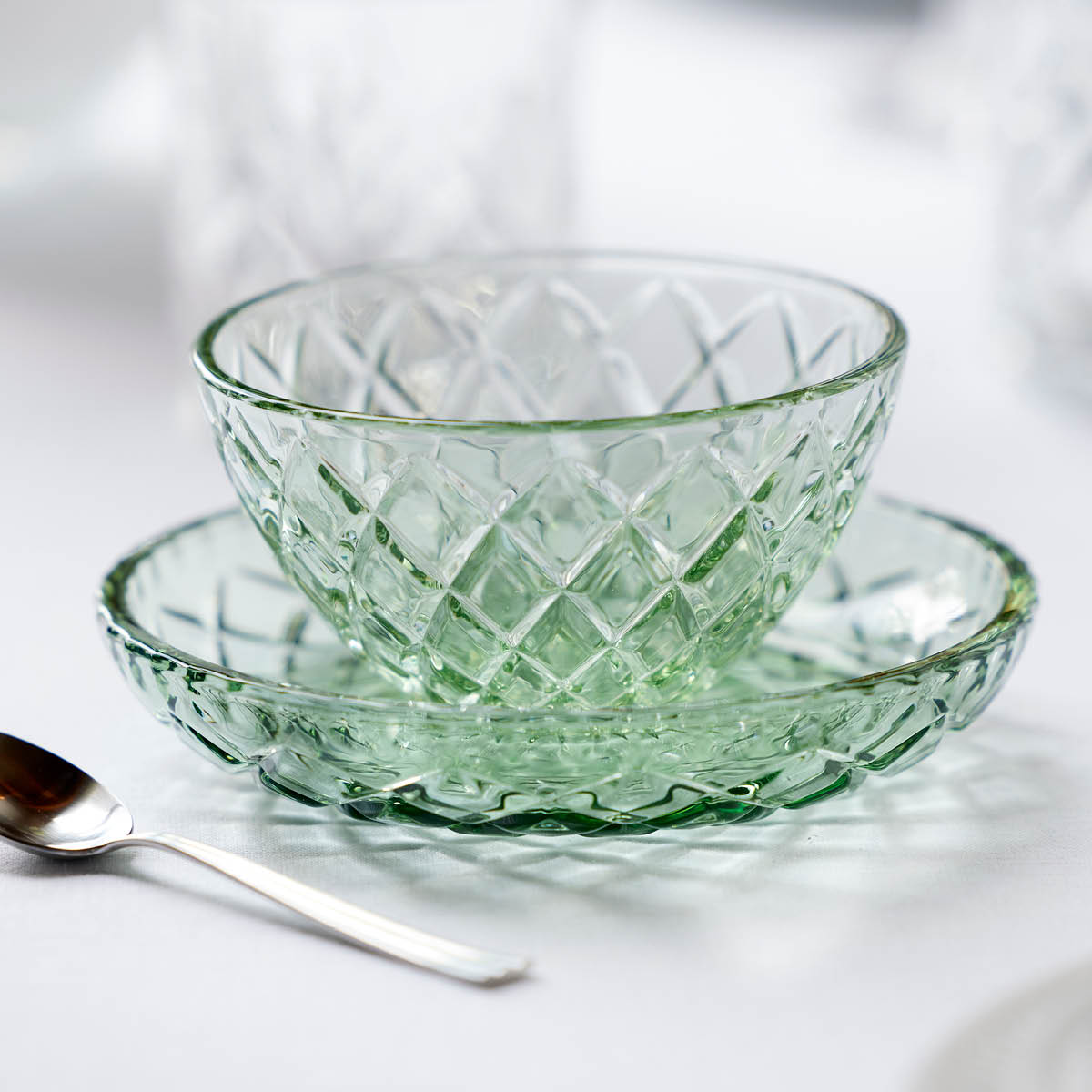 Sorrento Skål 12 cm 4-pack Grön