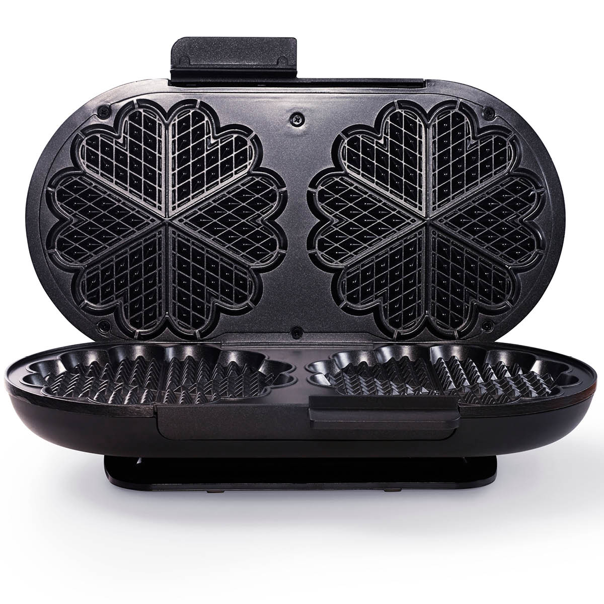 Våffeljärn dubbelt Svart WAD-619B