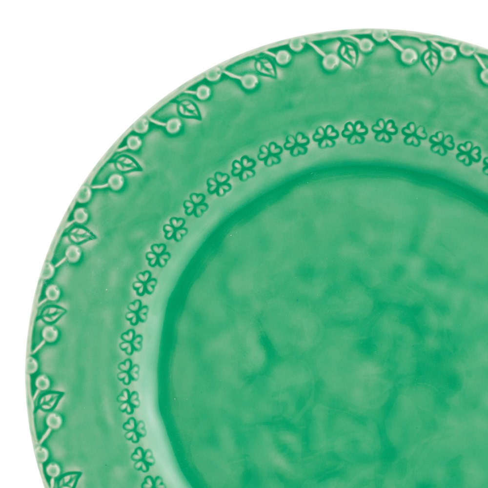 Flora Tallrik 29 cm Grön