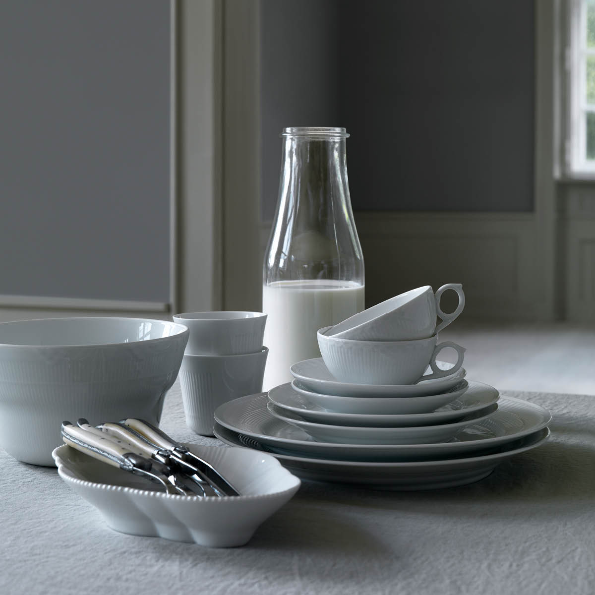 White Elements Fat 23 cm avlångt