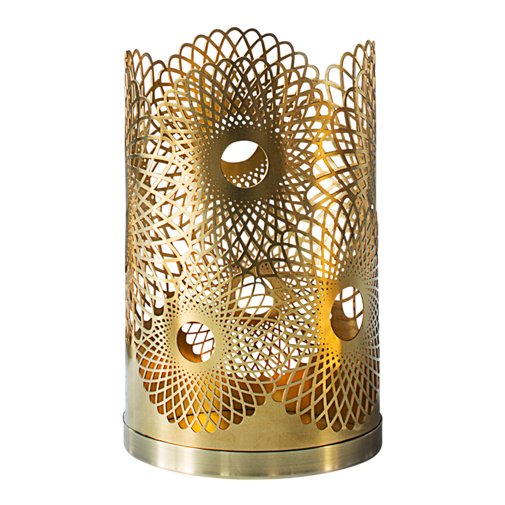 Bohinc Feather Ljuslykta 14 cm Mässing