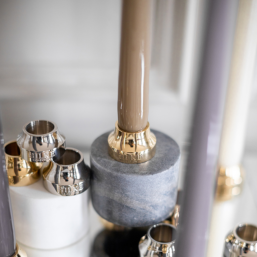 Herrgårdsljus 30 cm 6-pack Lin