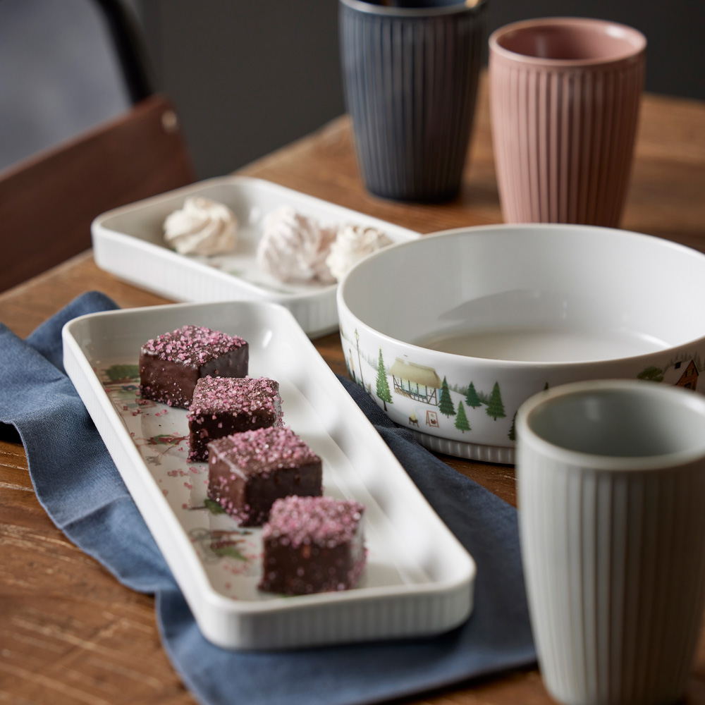 Vinter Fat 36x12 cm Vit