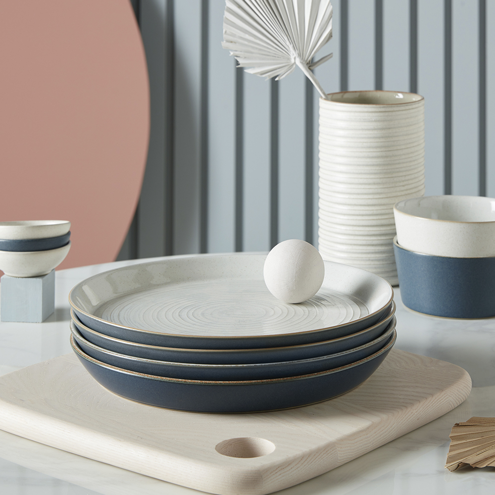 Impression Tallrik 26 cm 4-pack Charcoal Blue