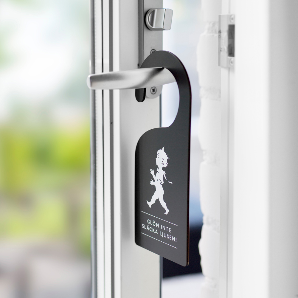 Dörrhängare Svart/Vit