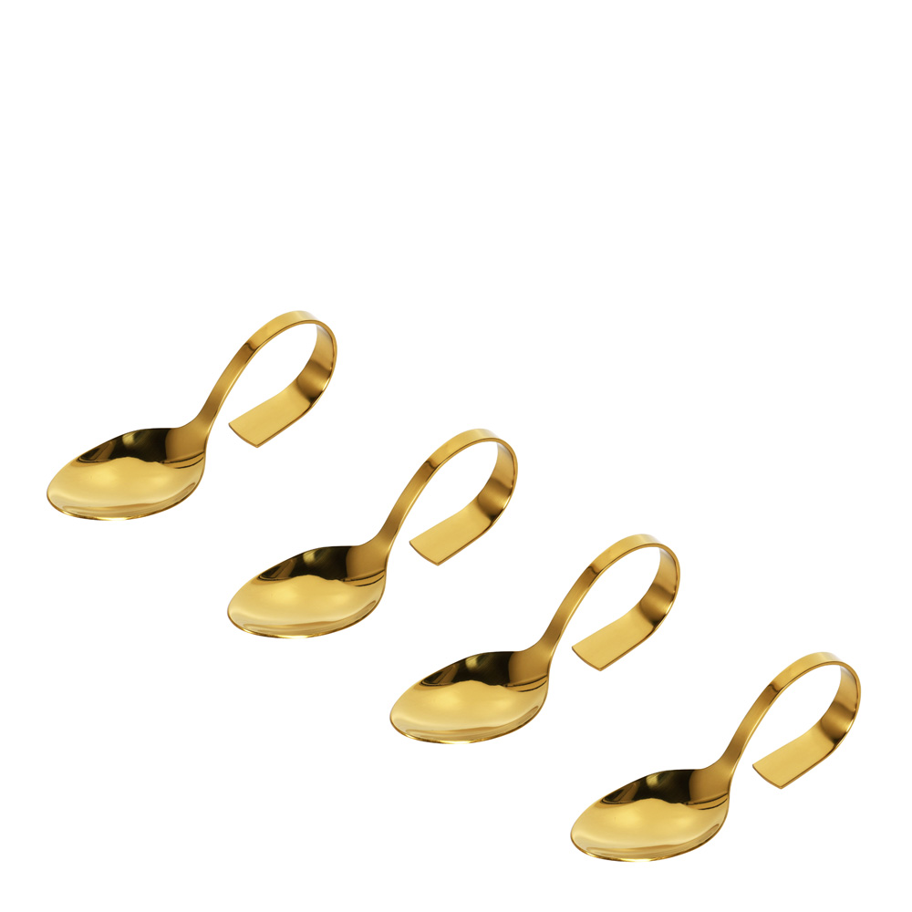 Golden Rose Gourmetsked 4 delar Guld