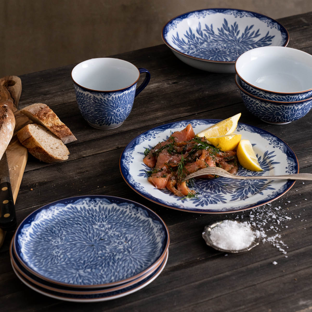 Ostindia Floris Tallrik djup 22 cm