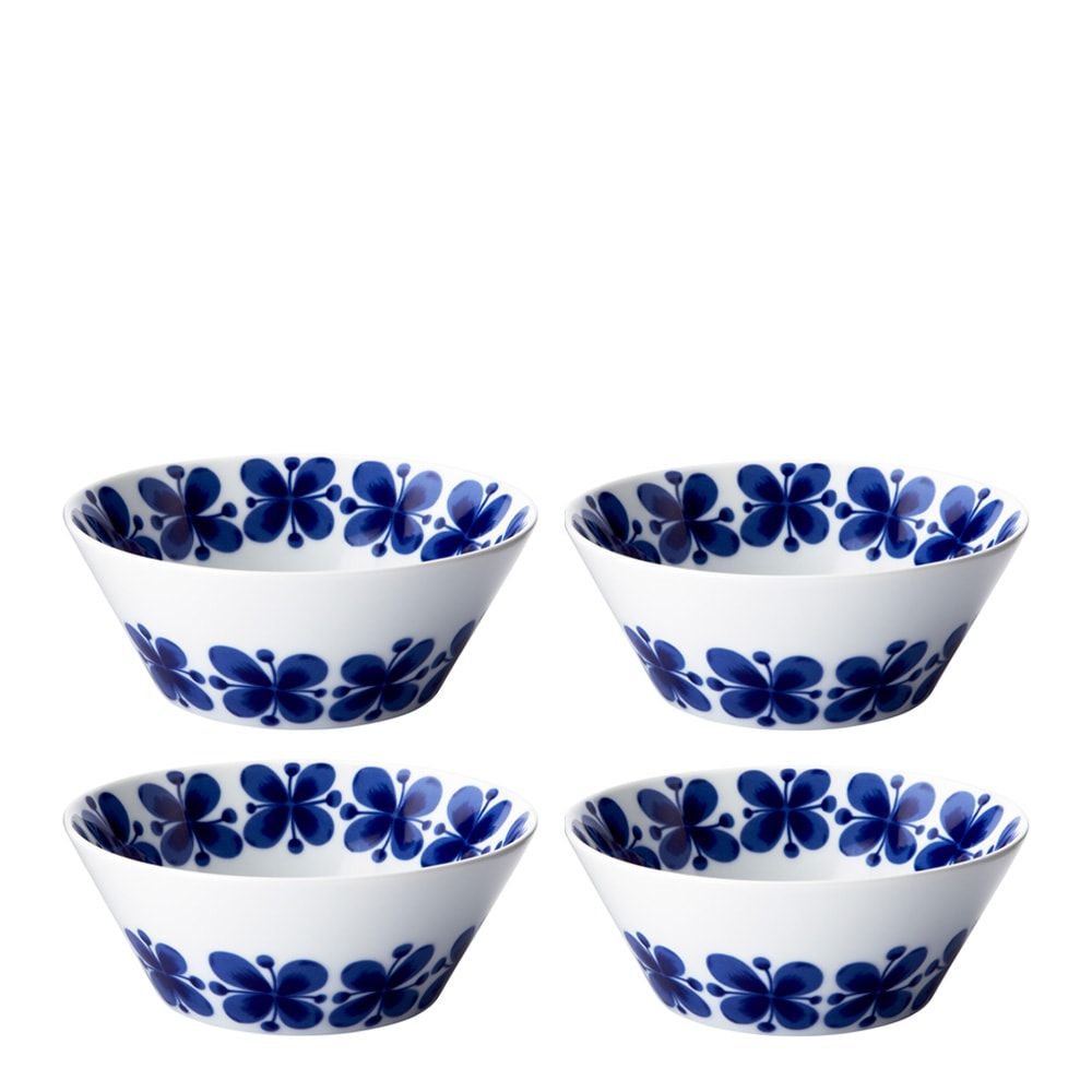 Mon Amie Skål 60 cl 4-pack Vit/blå