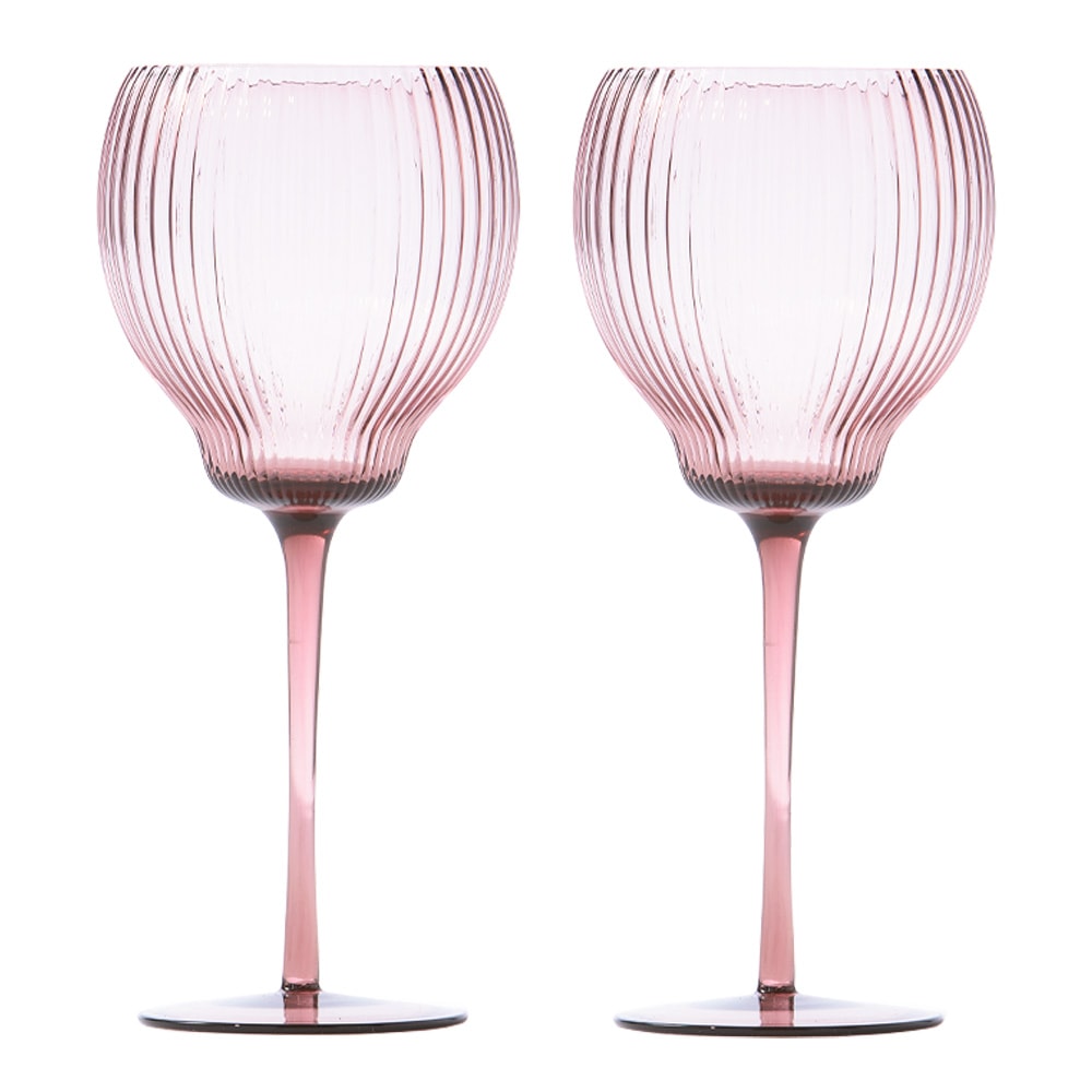 Pum Vinglas 22 cm 2-pack Lila