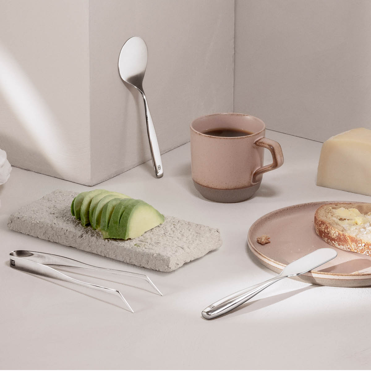 Hardanger Bufféset 5 delar Rostfri