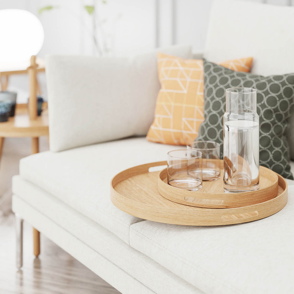 Busboy 308 Serveringsbricka rund 31 cm Ek