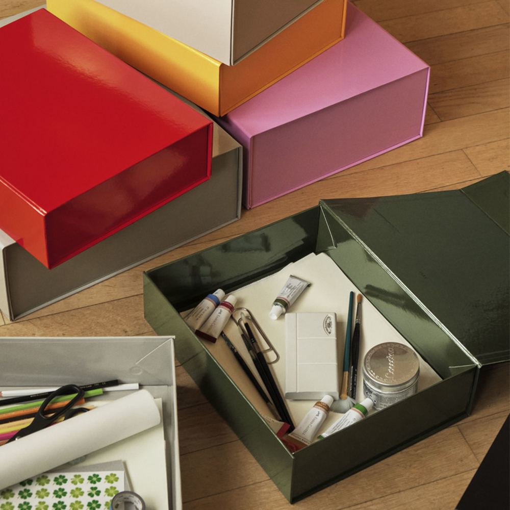 Colour Storage Förvaringsask S 25,5x8,5 cm Vanilj