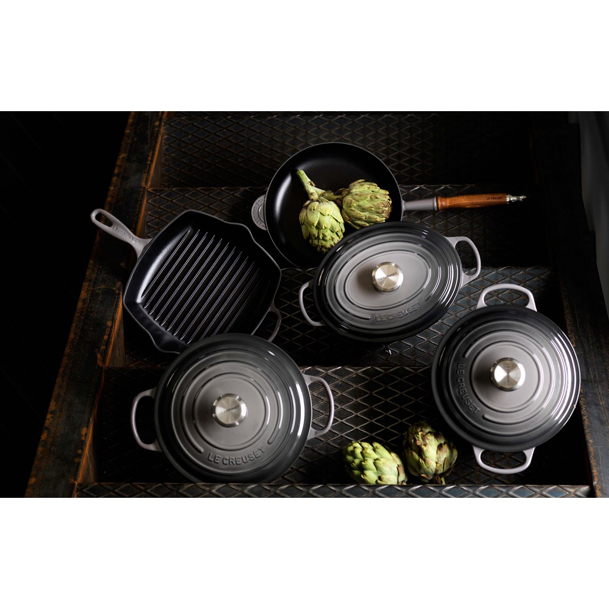 Signature Stekpanna med trähandtag 28 cm Flint