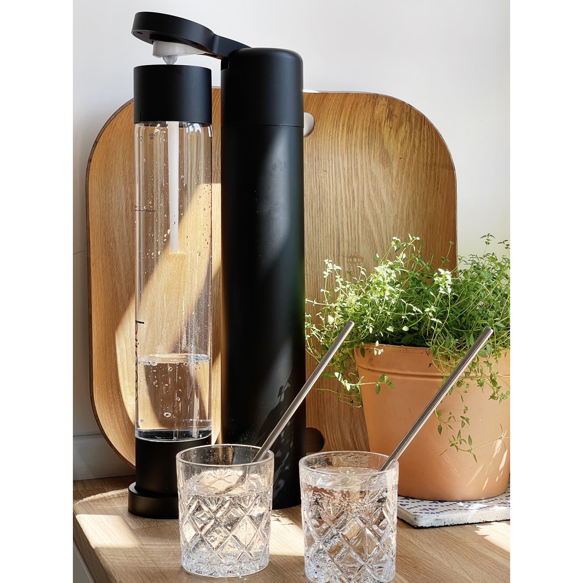 Kolsyremaskin Mattsvart