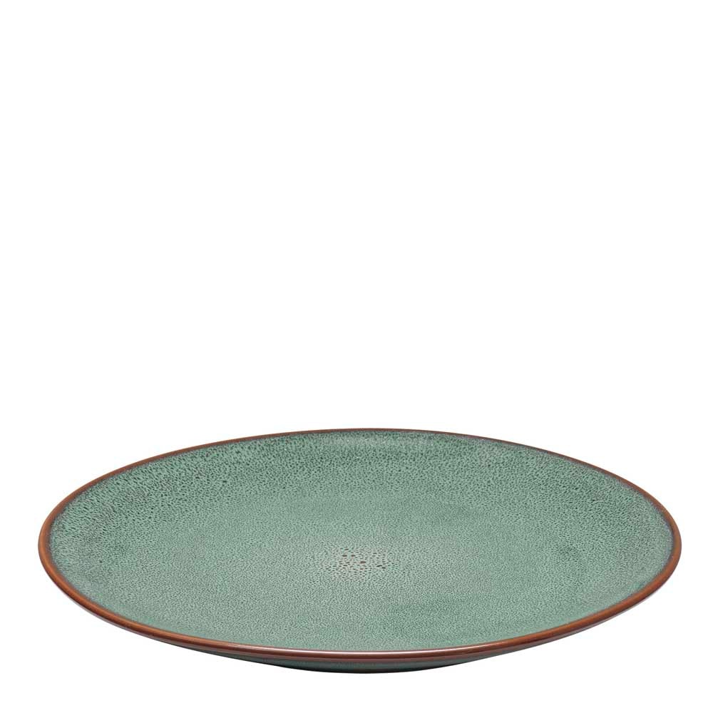 Tallrik 19.5 cm Mes Mörkgrön