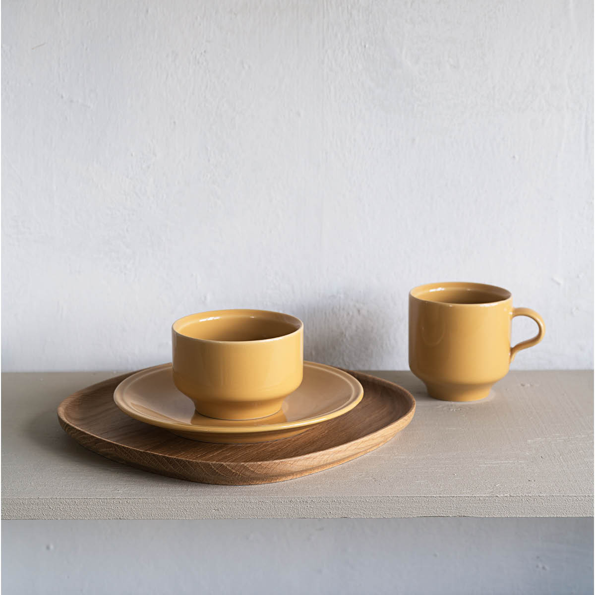 Höganäs Keramik Daga Assiett 19 cm Ockra