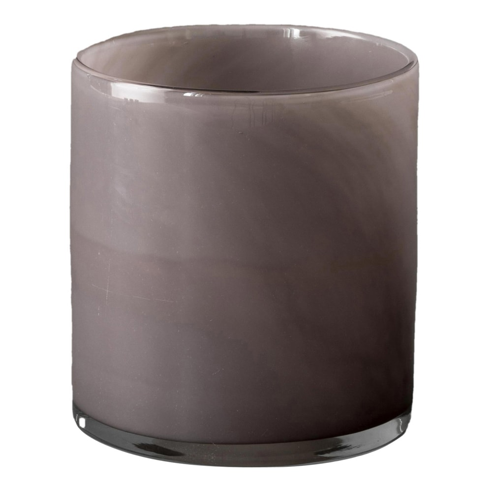 Lyric Ljuslykta Glas 12x14 cm Purple Grey