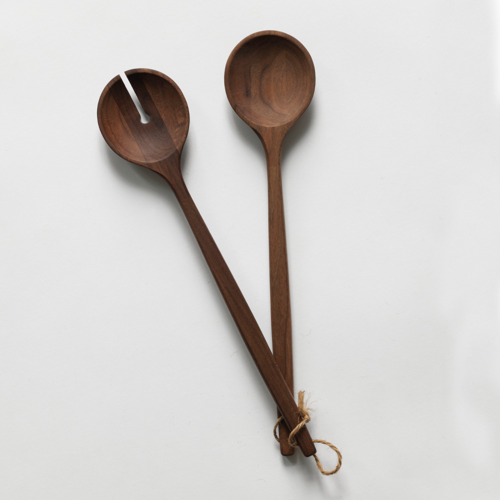 Levi Salladsbestick 32 cm Valnöt