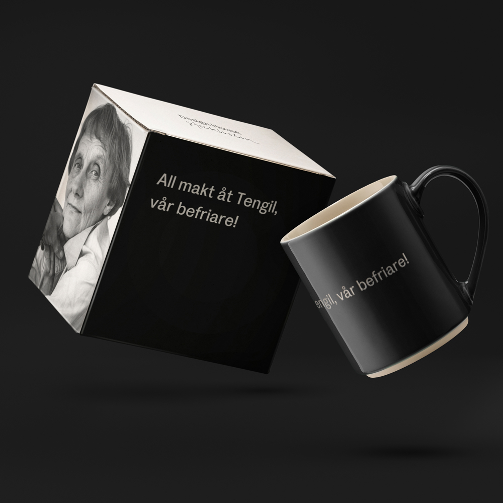 Astrid Lindgren Mugg Svart All makt åt Tengil