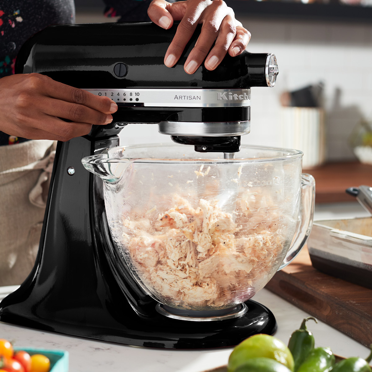 KitchenAid Artisan Köksmaskin 5KSM185PS 4,8 L Svart