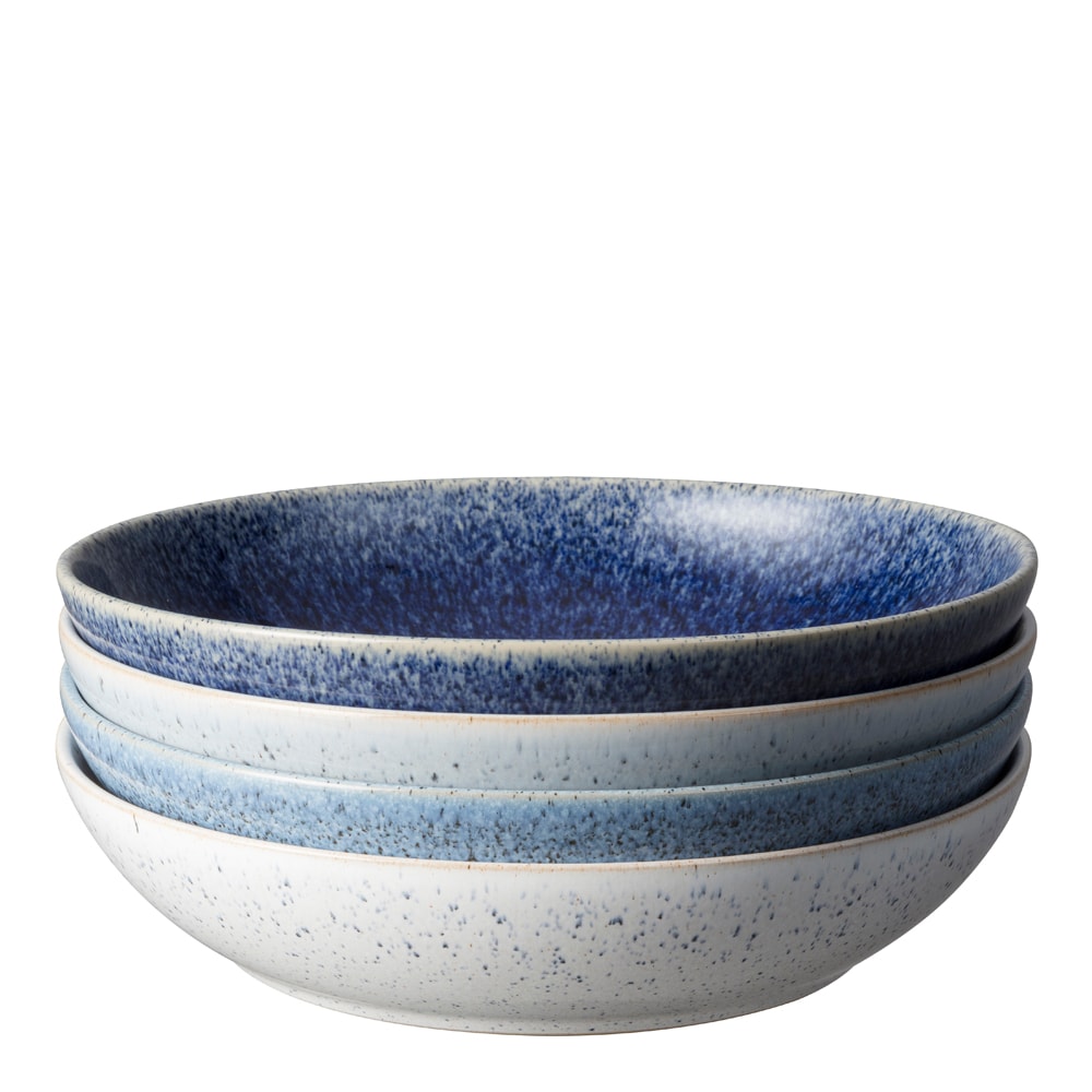 Studio Pastaskål 4-pack Blå
