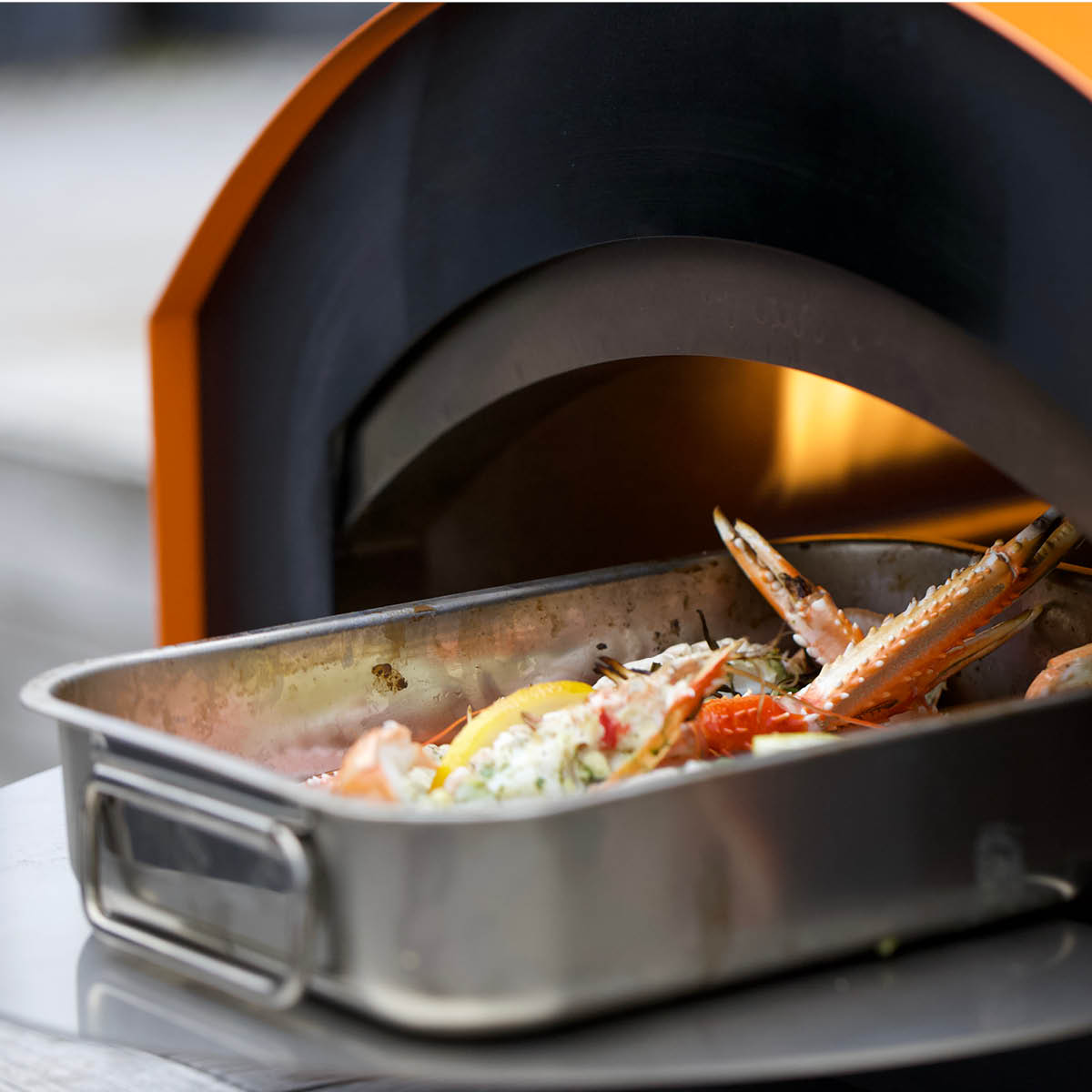 Pizza Angels Pizzaugn Orange/Svart