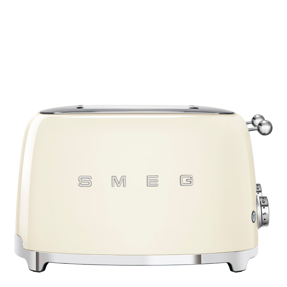 Smeg 50's style Brödrost 4 skivor kvadrat Creme