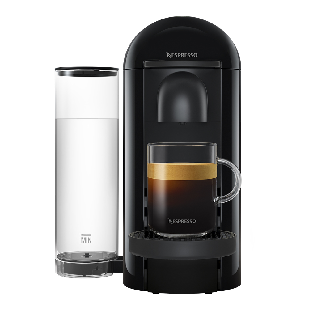 Nespresso VertuoPlus Round Top Kaffemaskin Black Ink