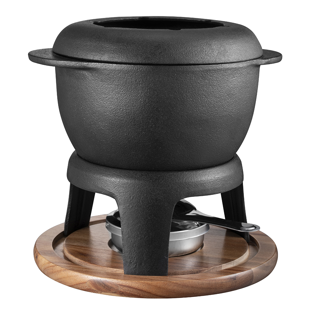 Fonda Fonduegryta Gjutjärn Svart