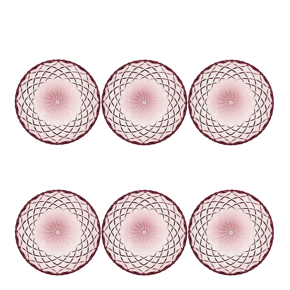 Sorrento Assiett 16 cm 4-pack Rosa