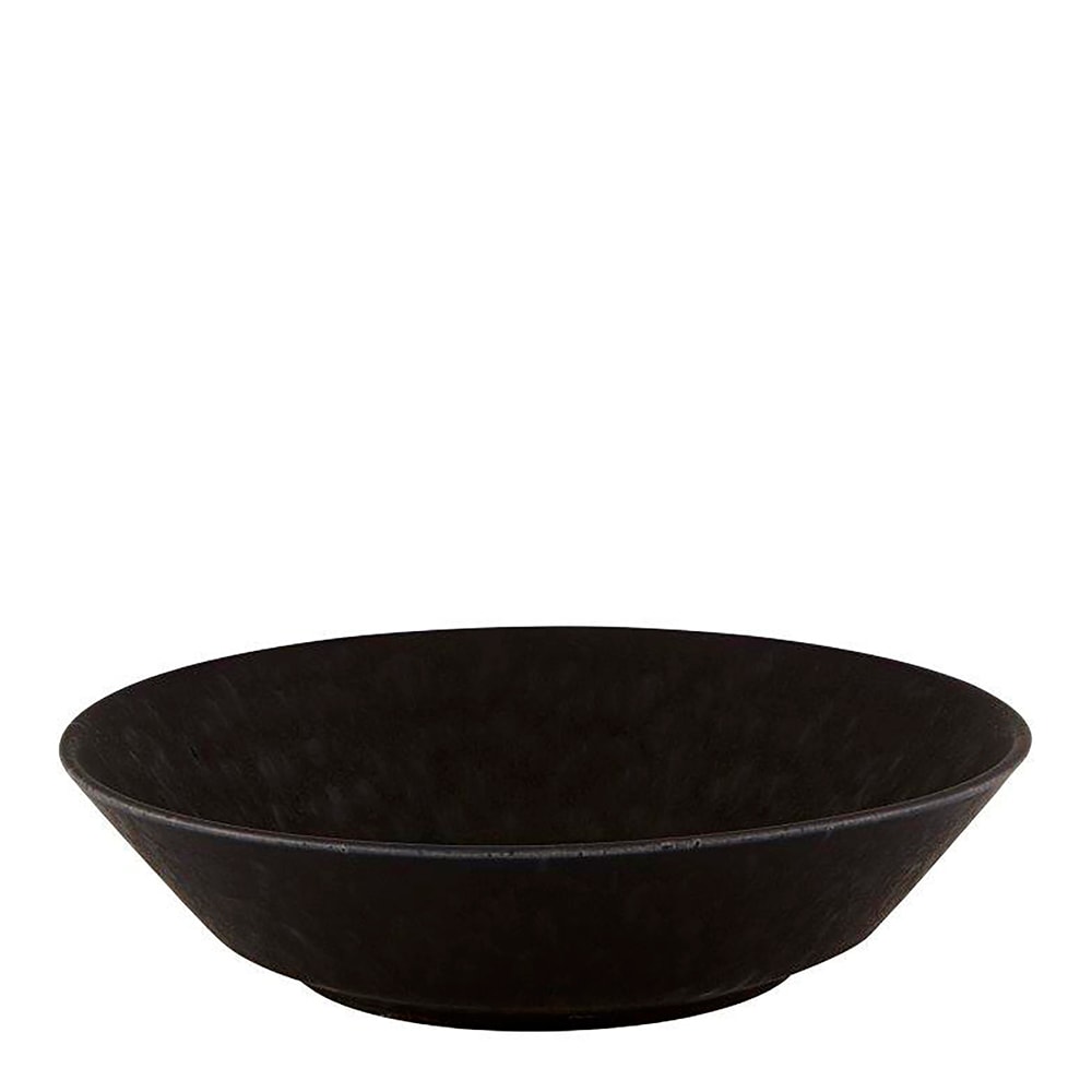 Black Satin Pastatallrik 25,5 cm Svart