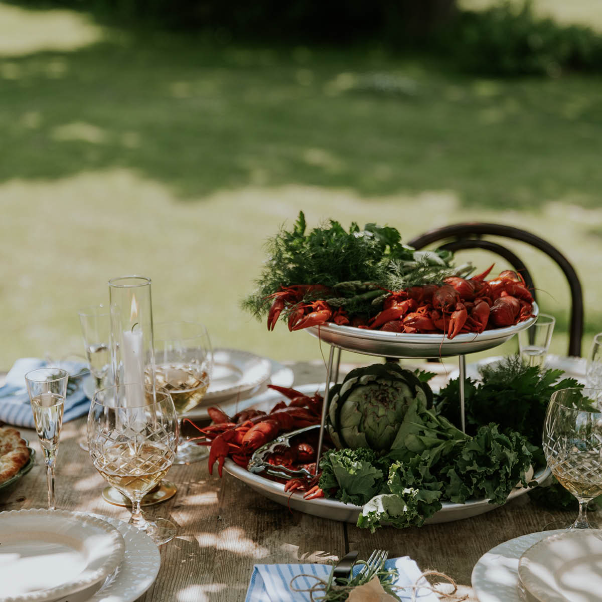 Ställning till skaldjursfat från MerxTeam