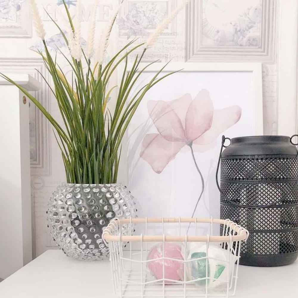 Hobnail Vas 25 cm Crystal