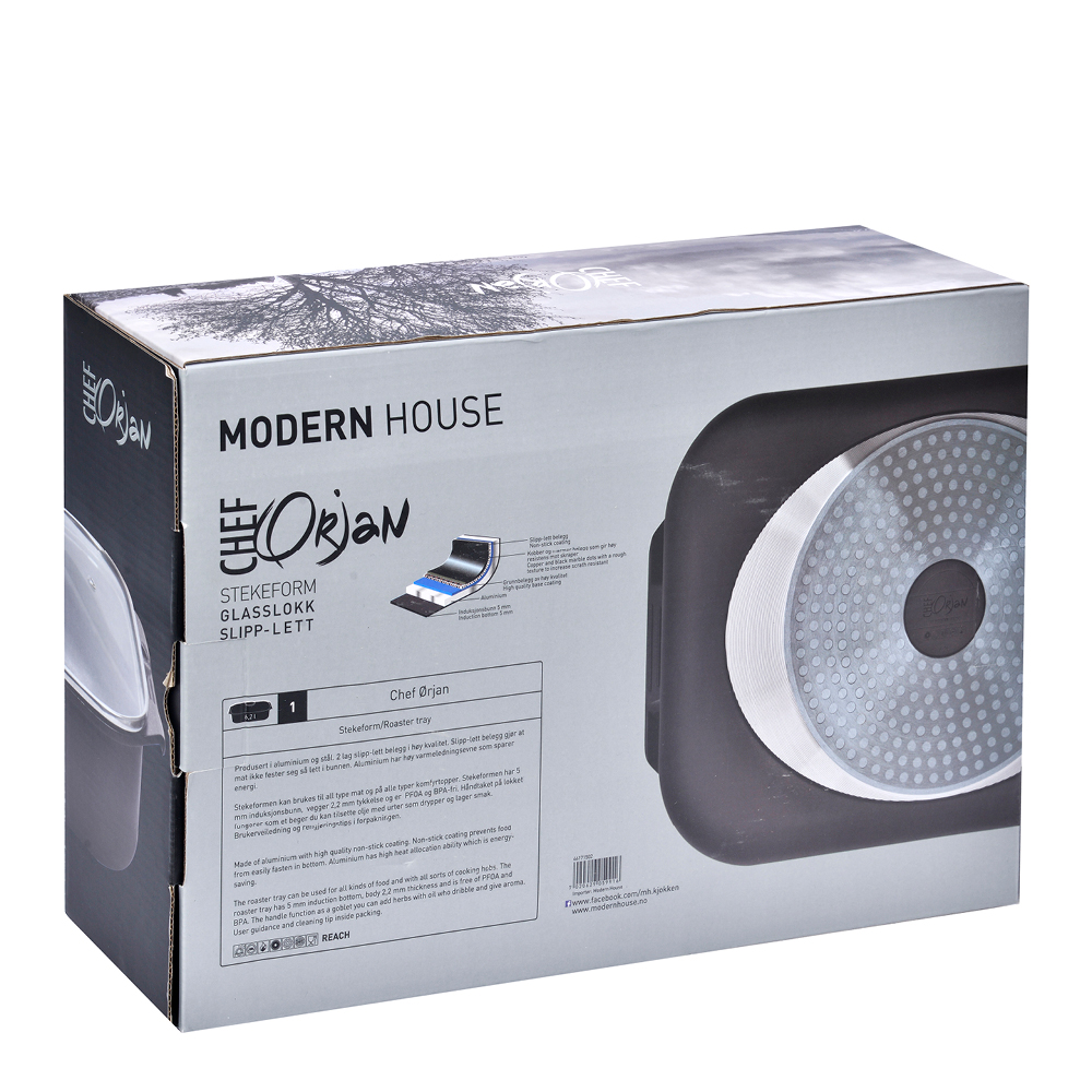 Stekform M/Lock 6L 34x24 cm