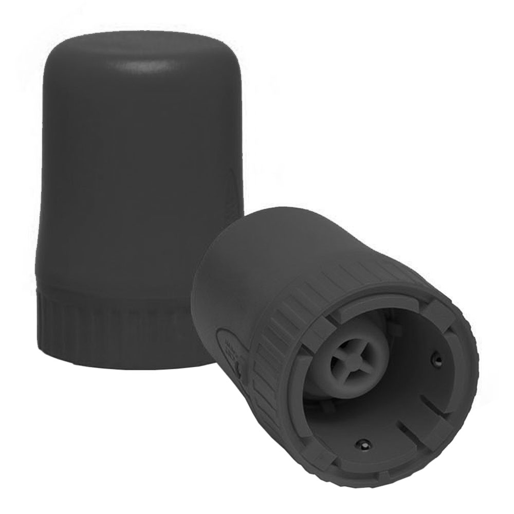 Vacuumpump + Sparkling Wine Saver Svart