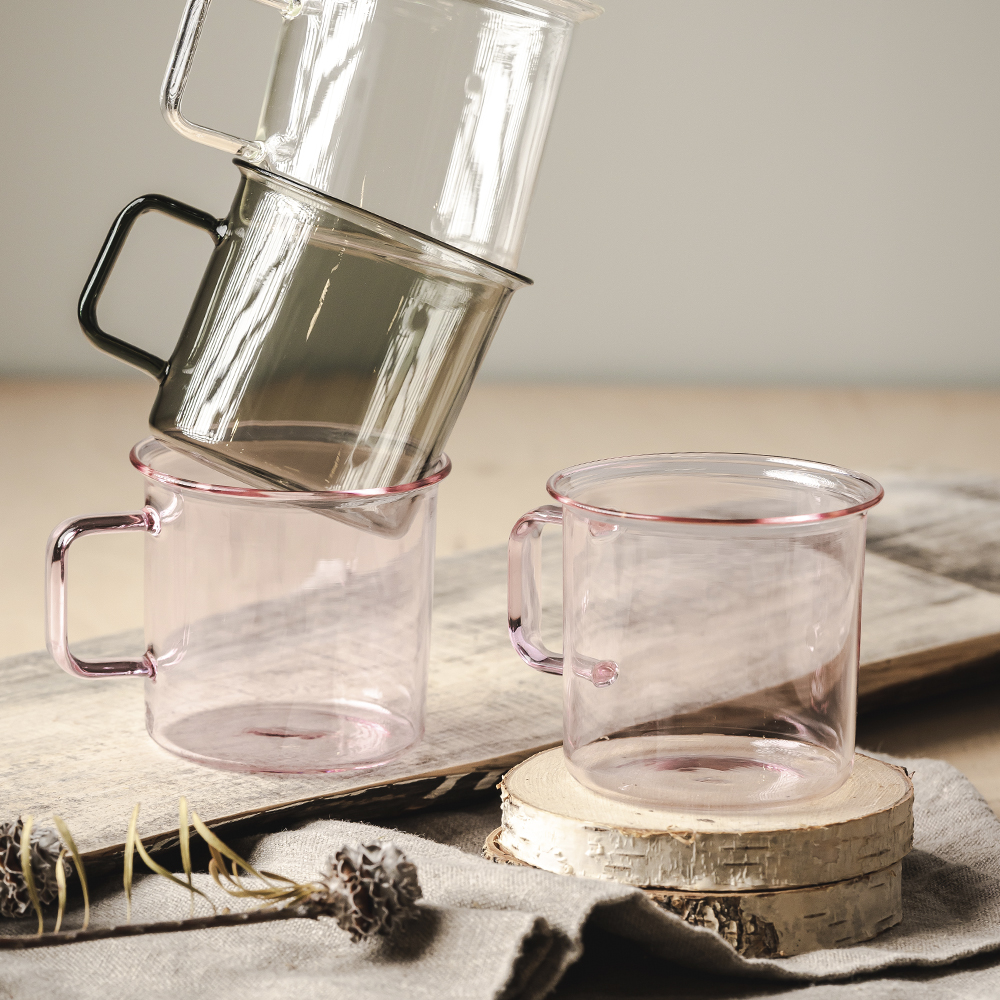 The Mug Glasmugg 3,5 dl Rosa