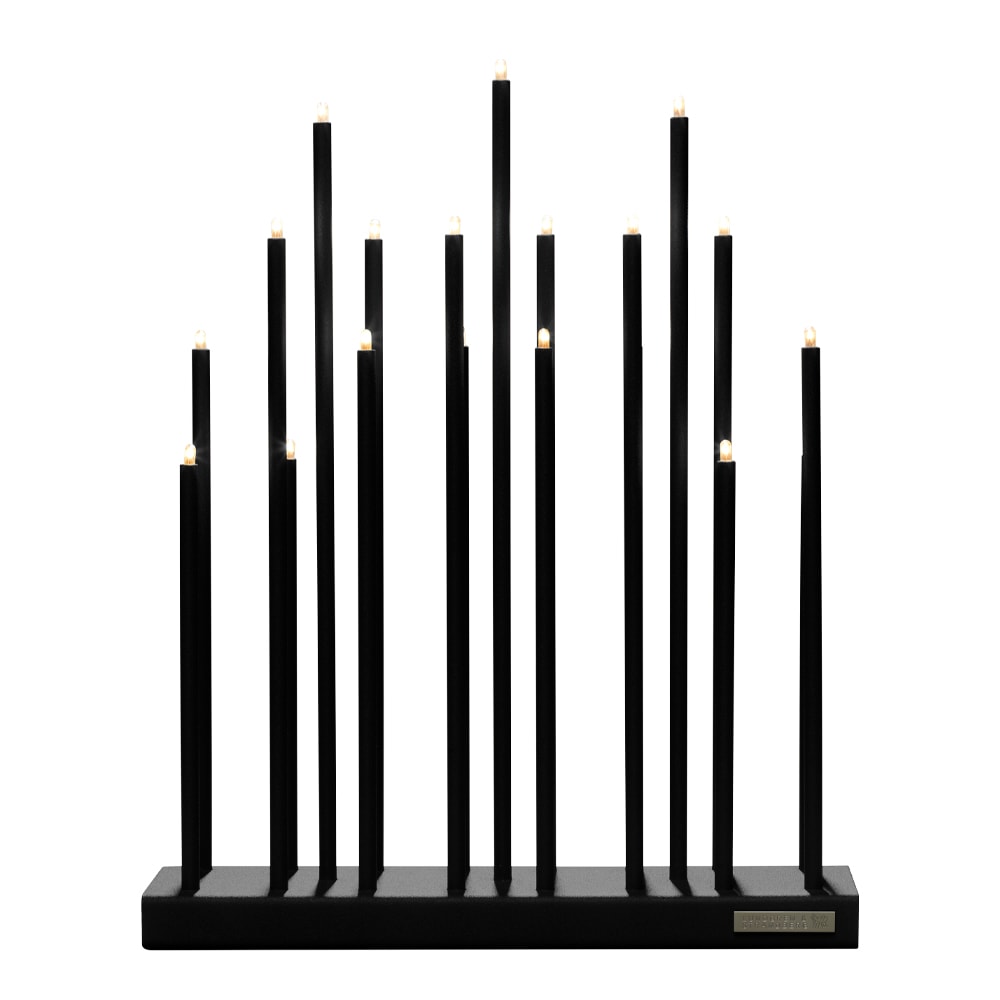 Elflugan Adventsljusstake Grande 50x12,5 cm Kolsvart